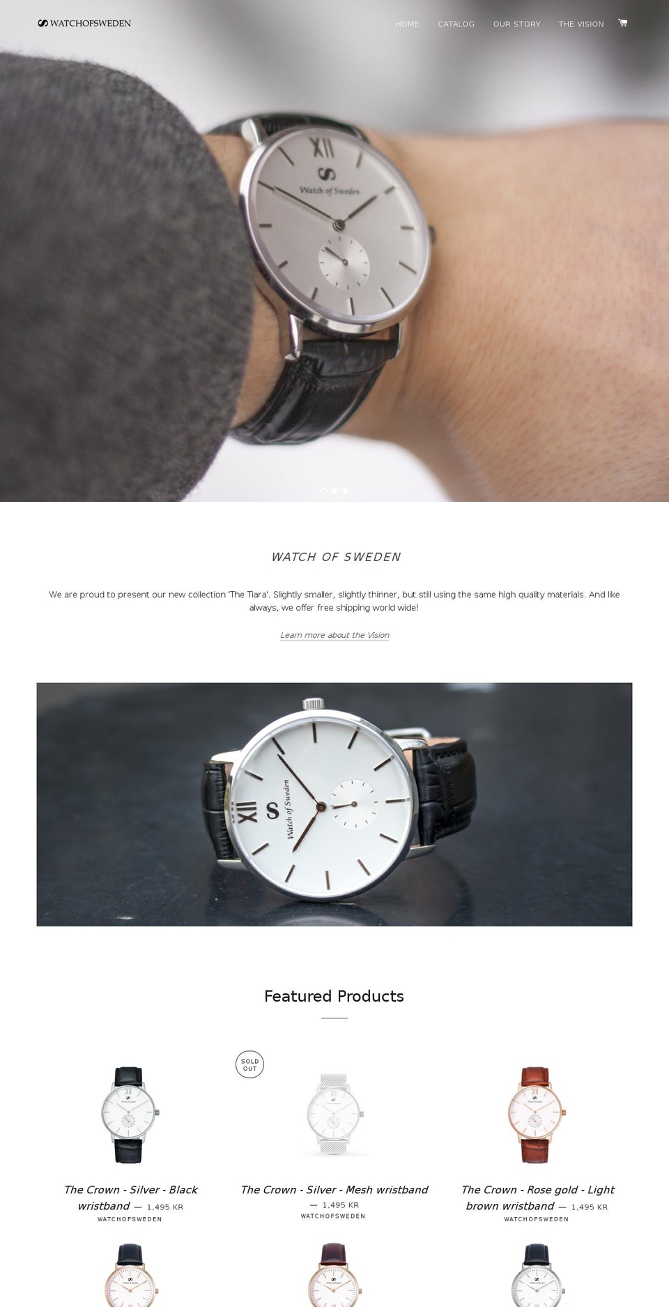 watchofsweden.com shopify website screenshot