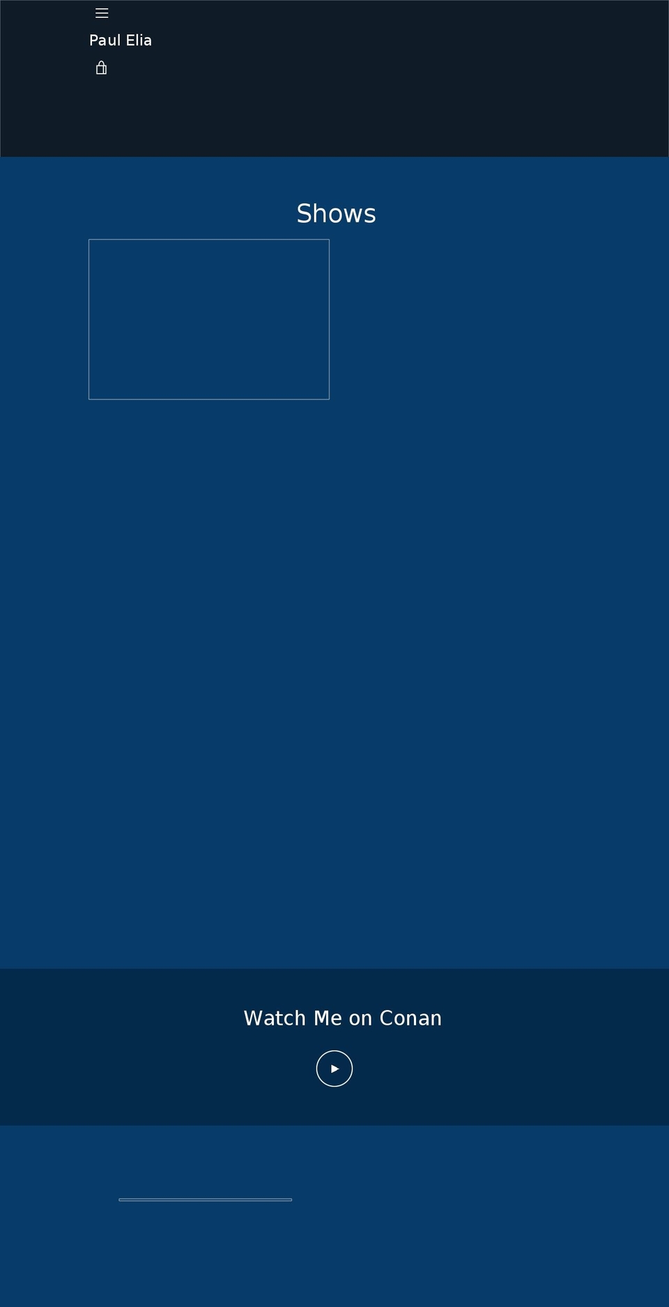 watchpaulelia.com shopify website screenshot
