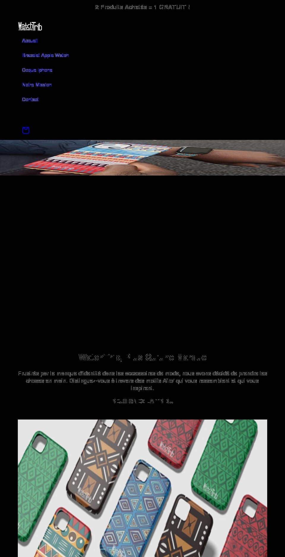 watchtrib.com shopify website screenshot