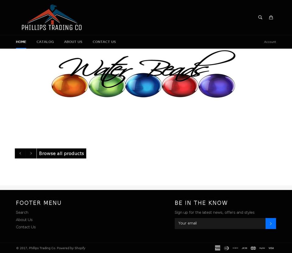 waterbeads.co shopify website screenshot