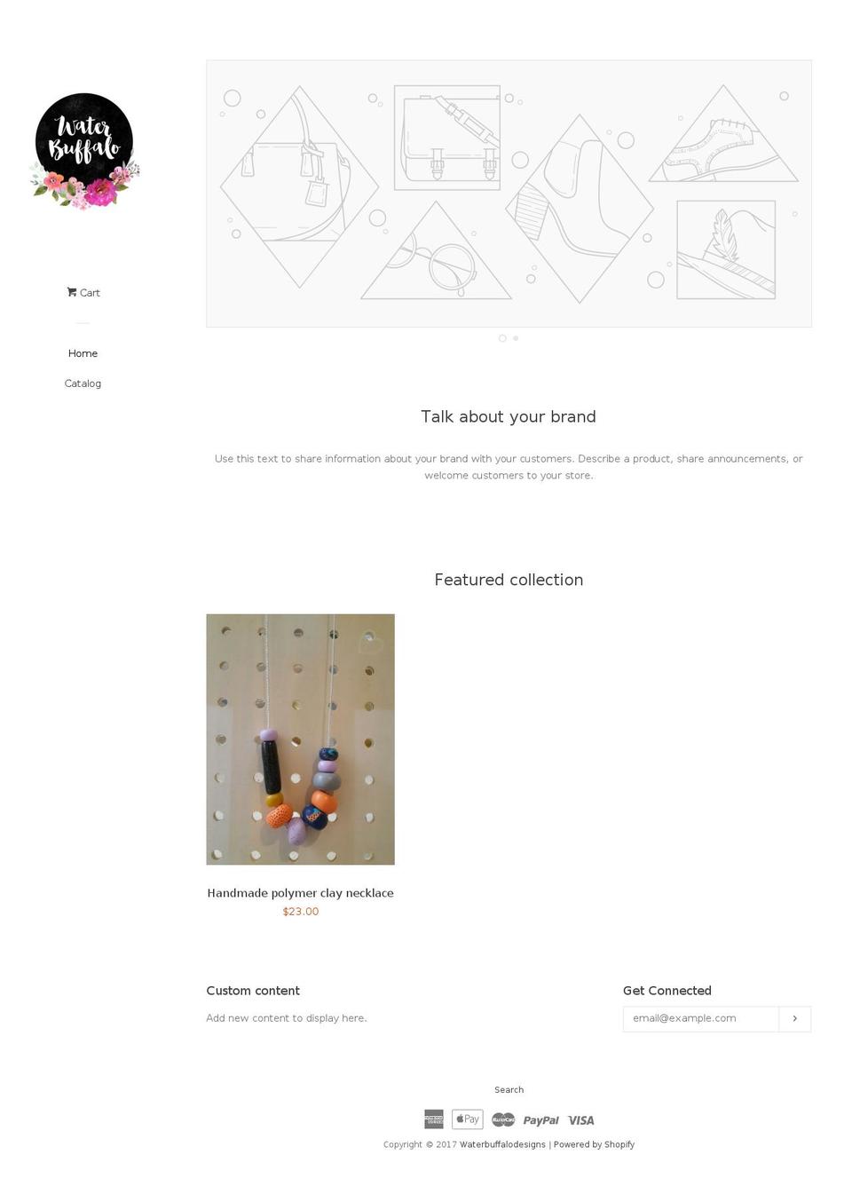 waterbuffalodesigns.com shopify website screenshot