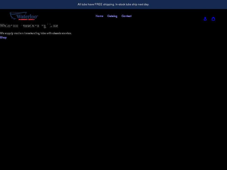 waterloosupply.com shopify website screenshot