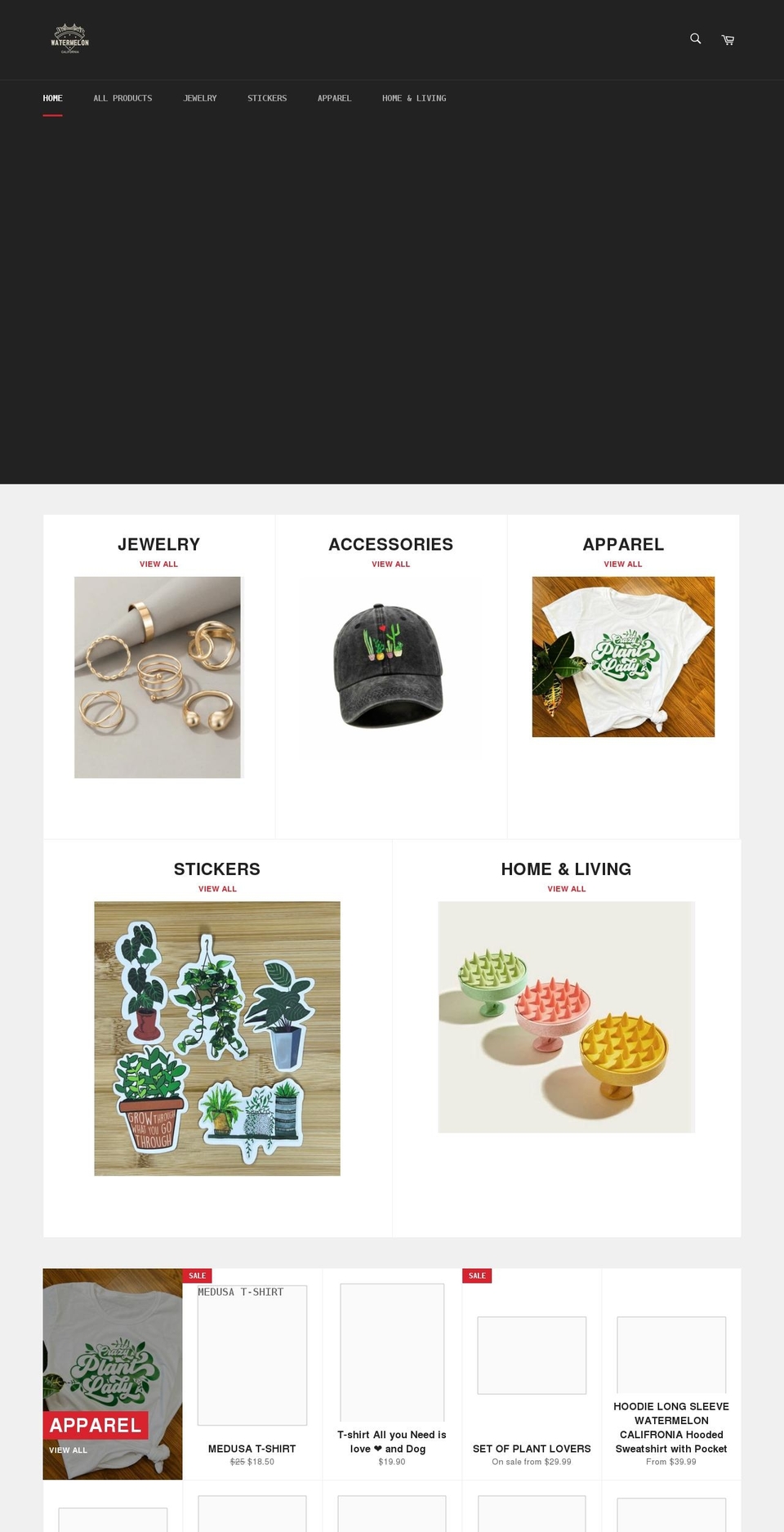 watermeloncalifornia.com shopify website screenshot