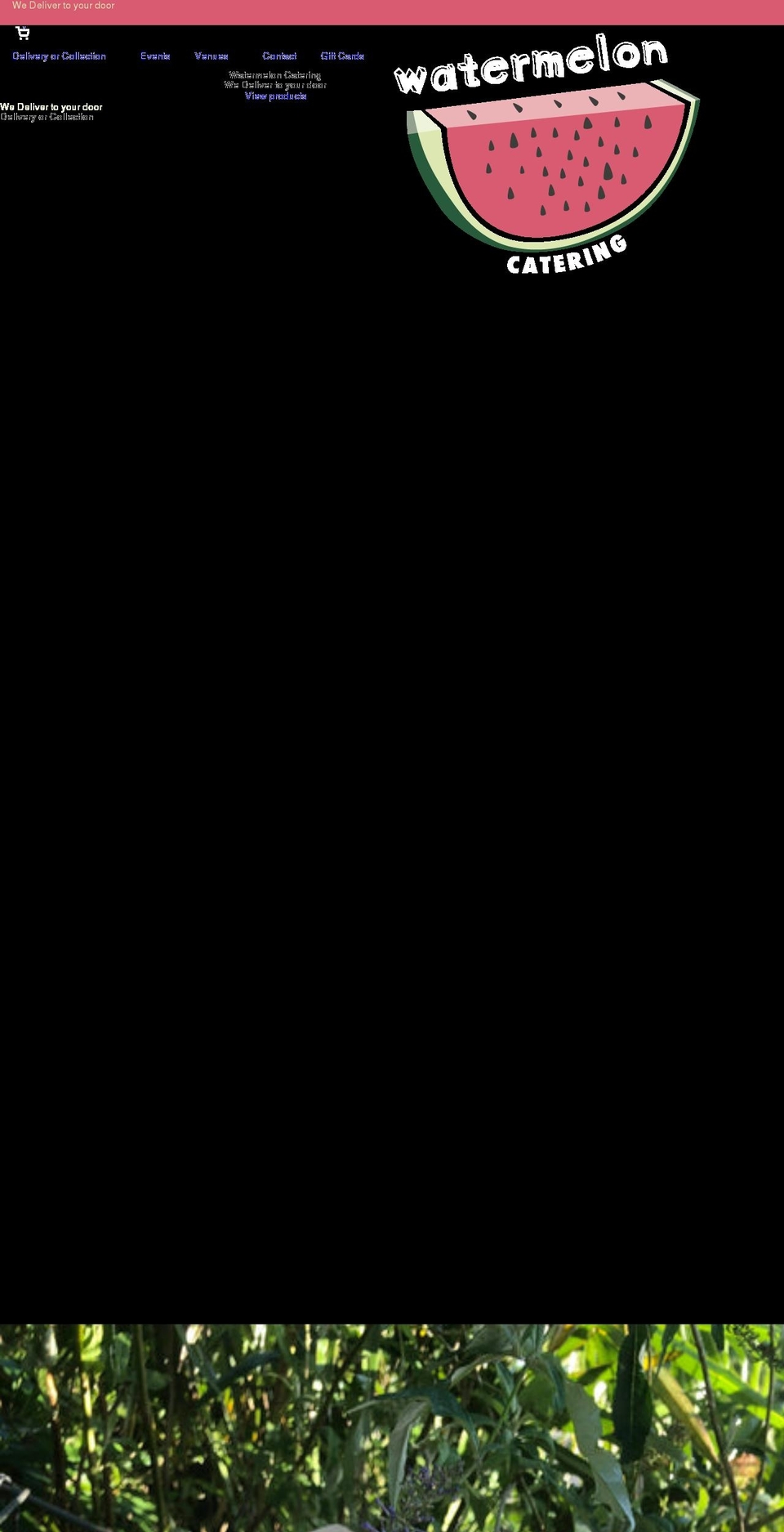 watermeloncatering.co.uk shopify website screenshot