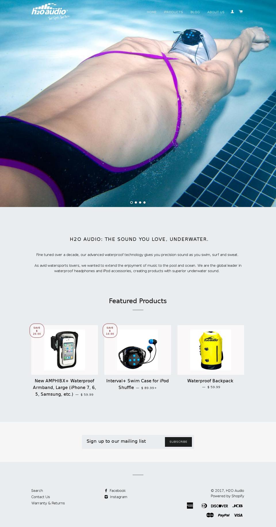waterproofipod.com shopify website screenshot
