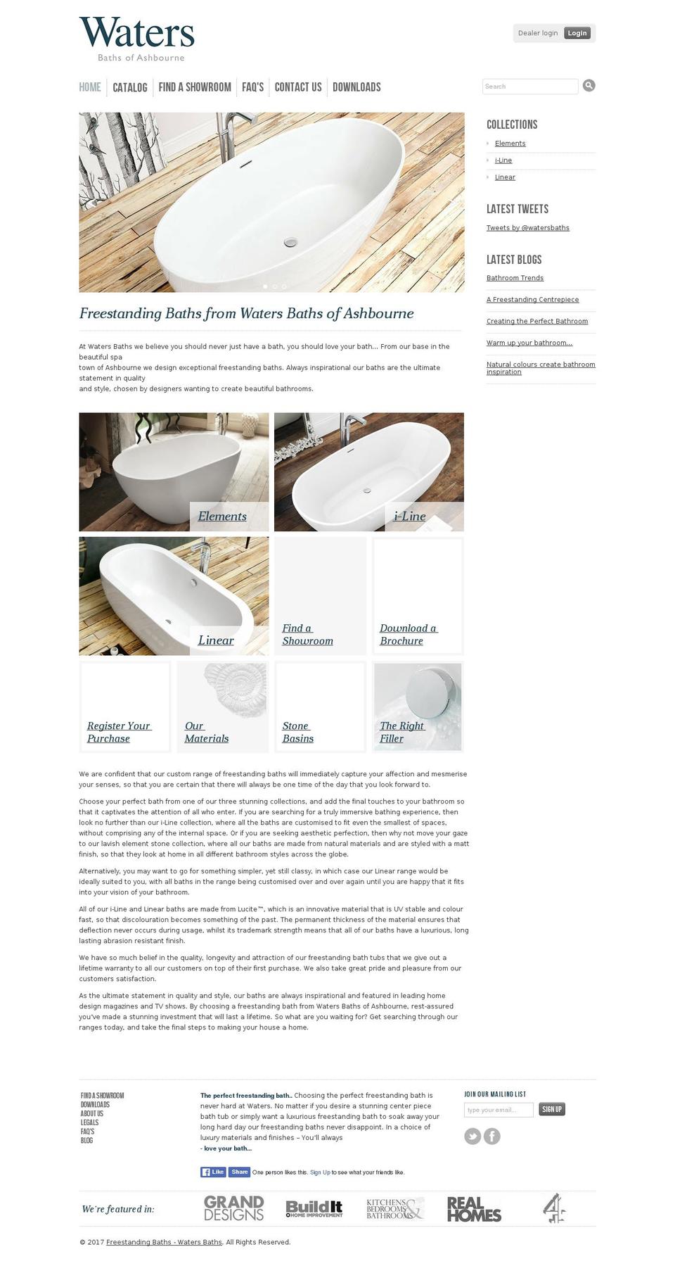 Watersbaths-v09 Shopify theme site example watersbaths.com