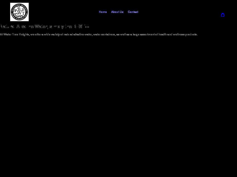 watertreeheights.com shopify website screenshot