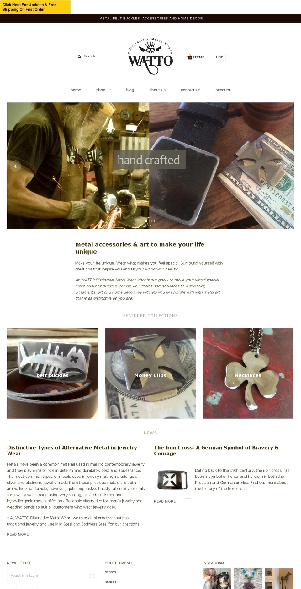 wattoonline.com shopify website screenshot