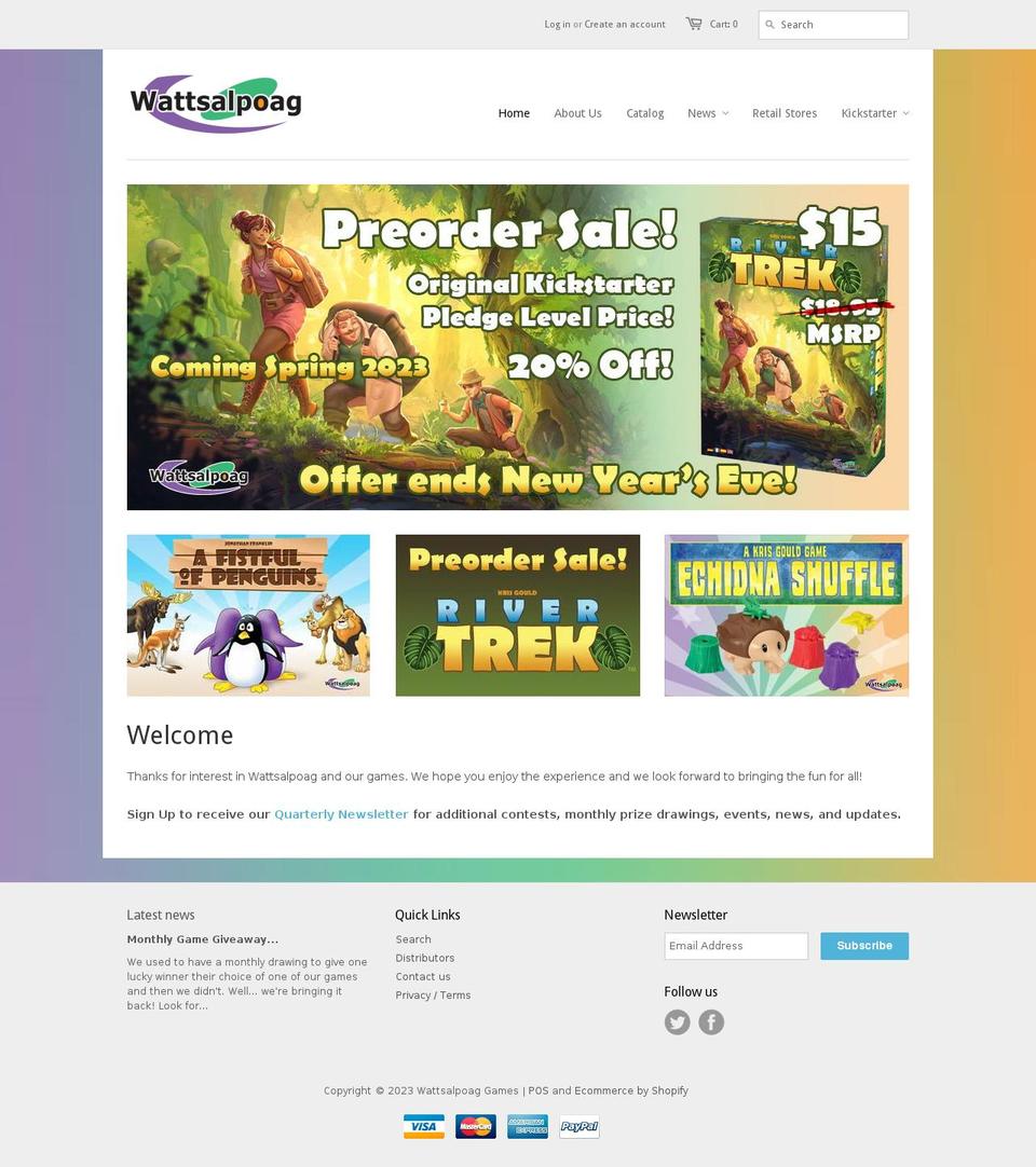 wattsalpoag.myshopify.com shopify website screenshot