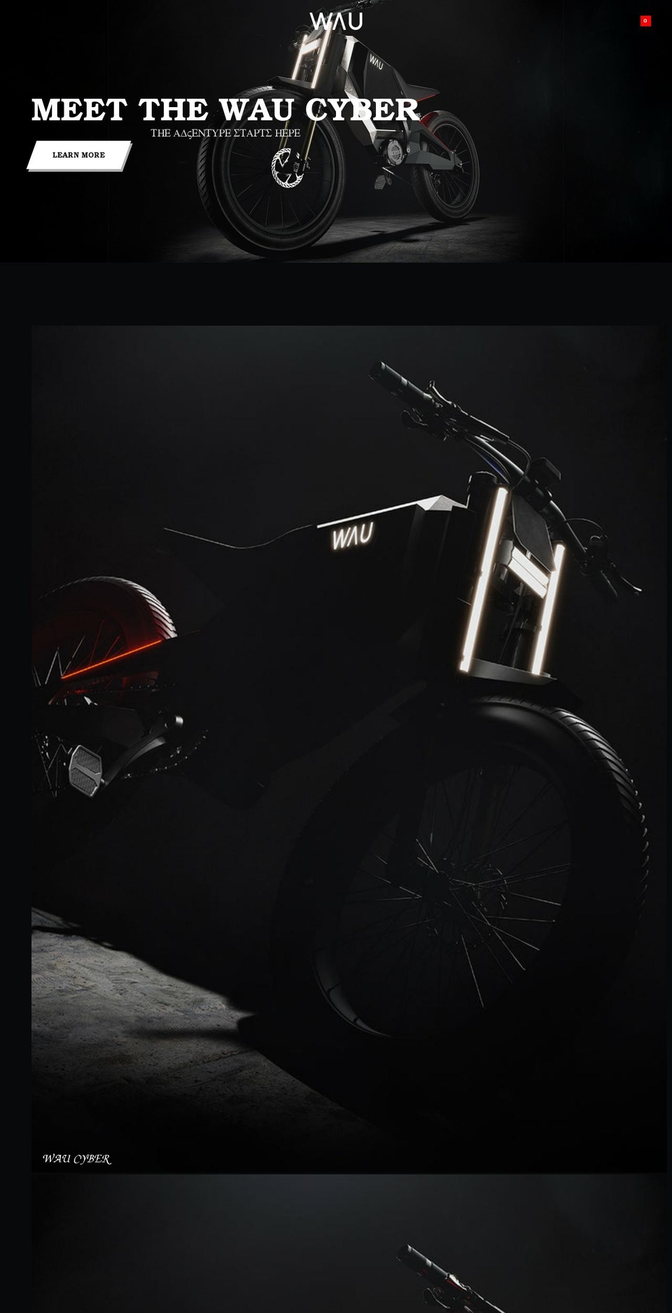 waubike.com shopify website screenshot