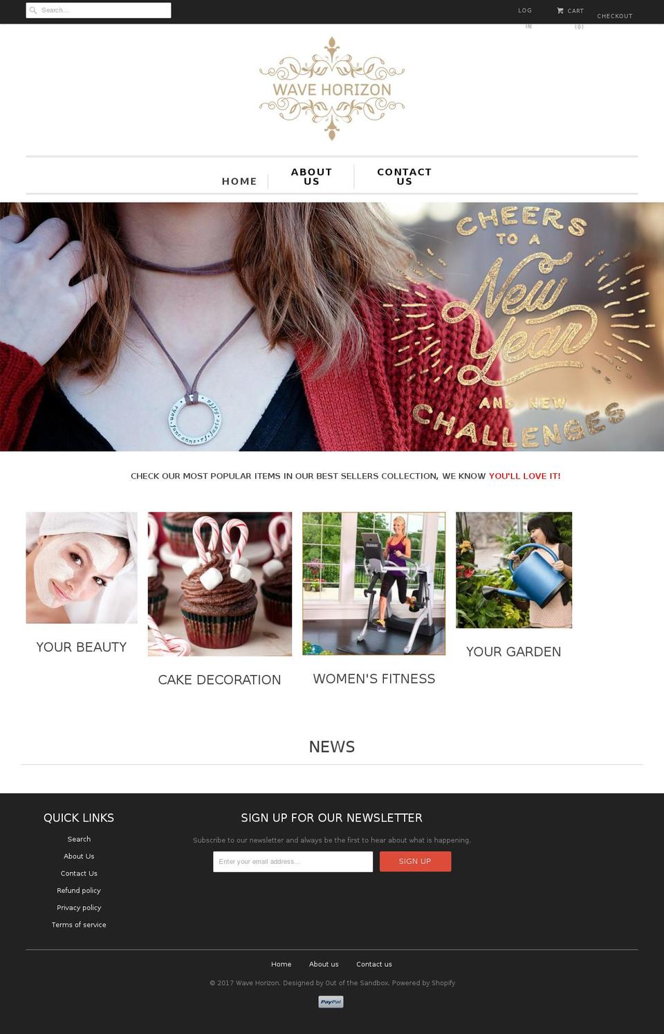 wavehorizon.com shopify website screenshot
