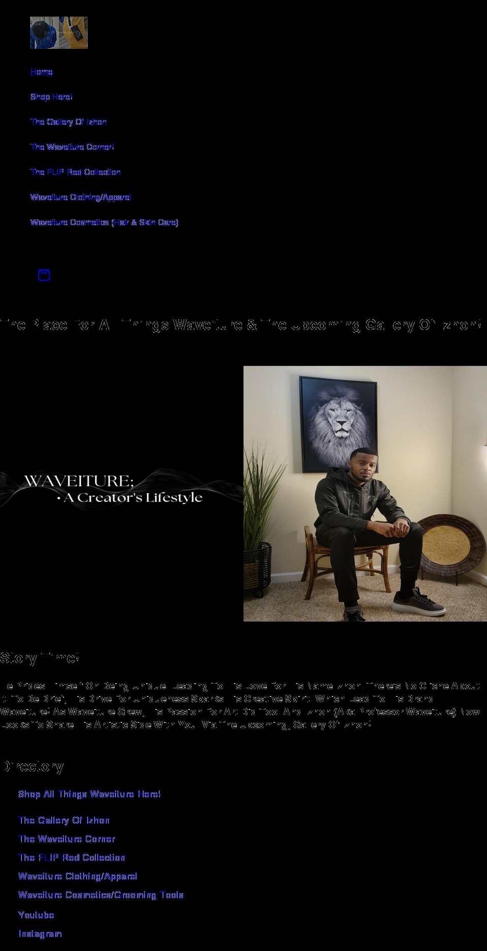 waveiture.com shopify website screenshot