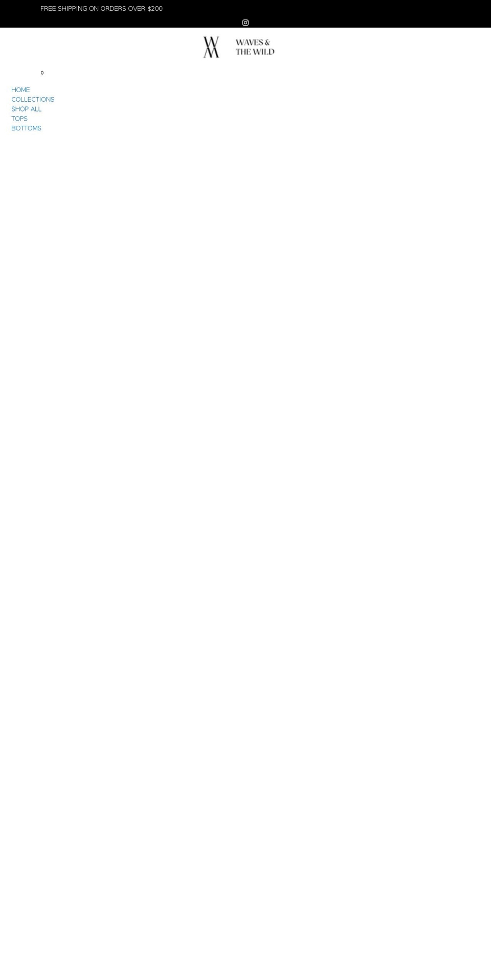 wavesandthewild.com shopify website screenshot