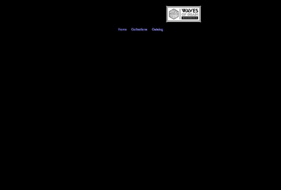 wavesofgrainwoodworks.com shopify website screenshot