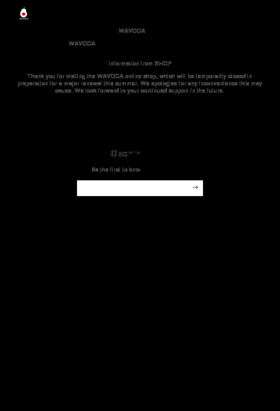 wavoca.com shopify website screenshot