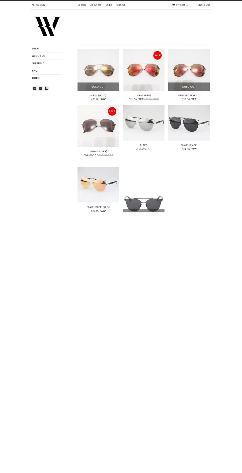wavvse.com shopify website screenshot
