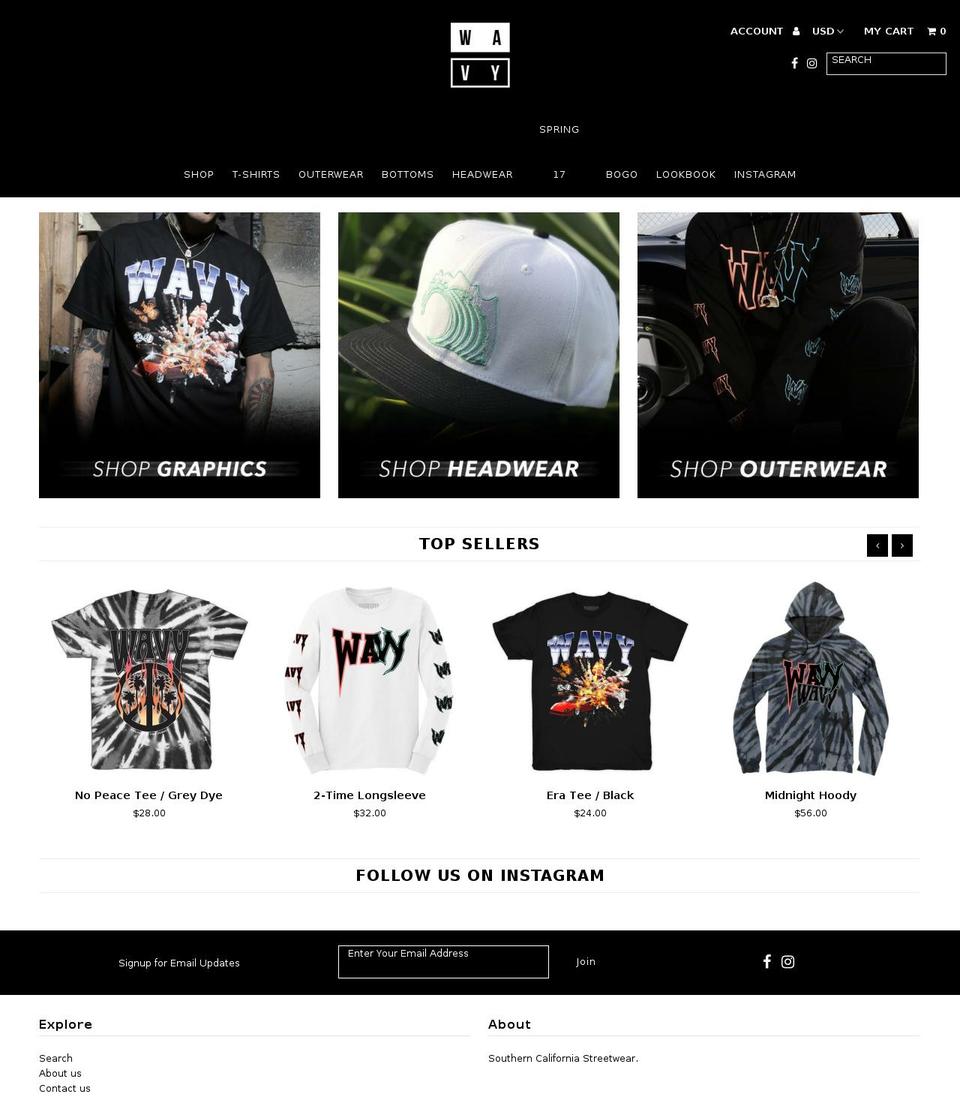 Copy of Fashionopolism Shopify theme site example wavyclothingco.com