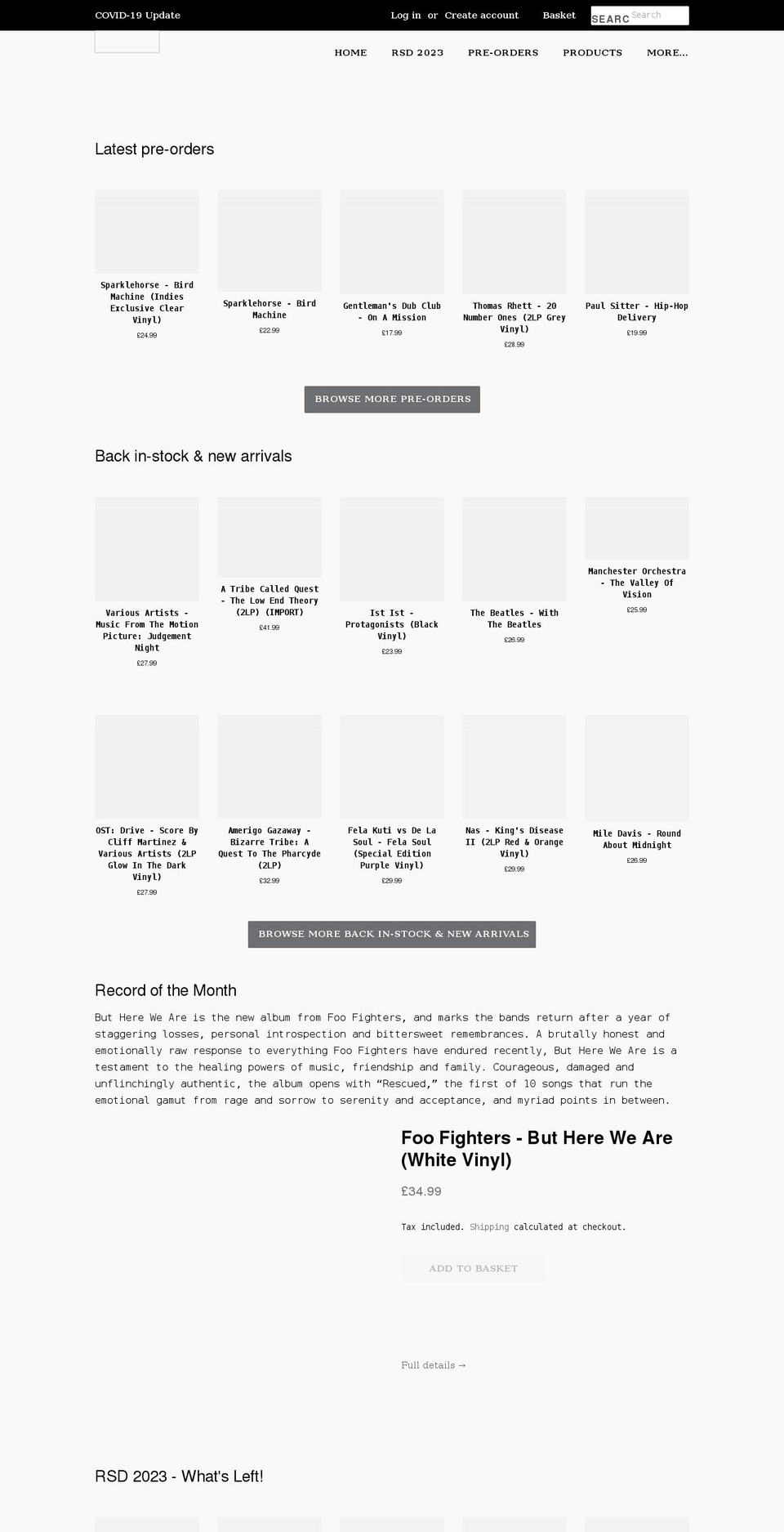 waxandbeans.co.uk shopify website screenshot