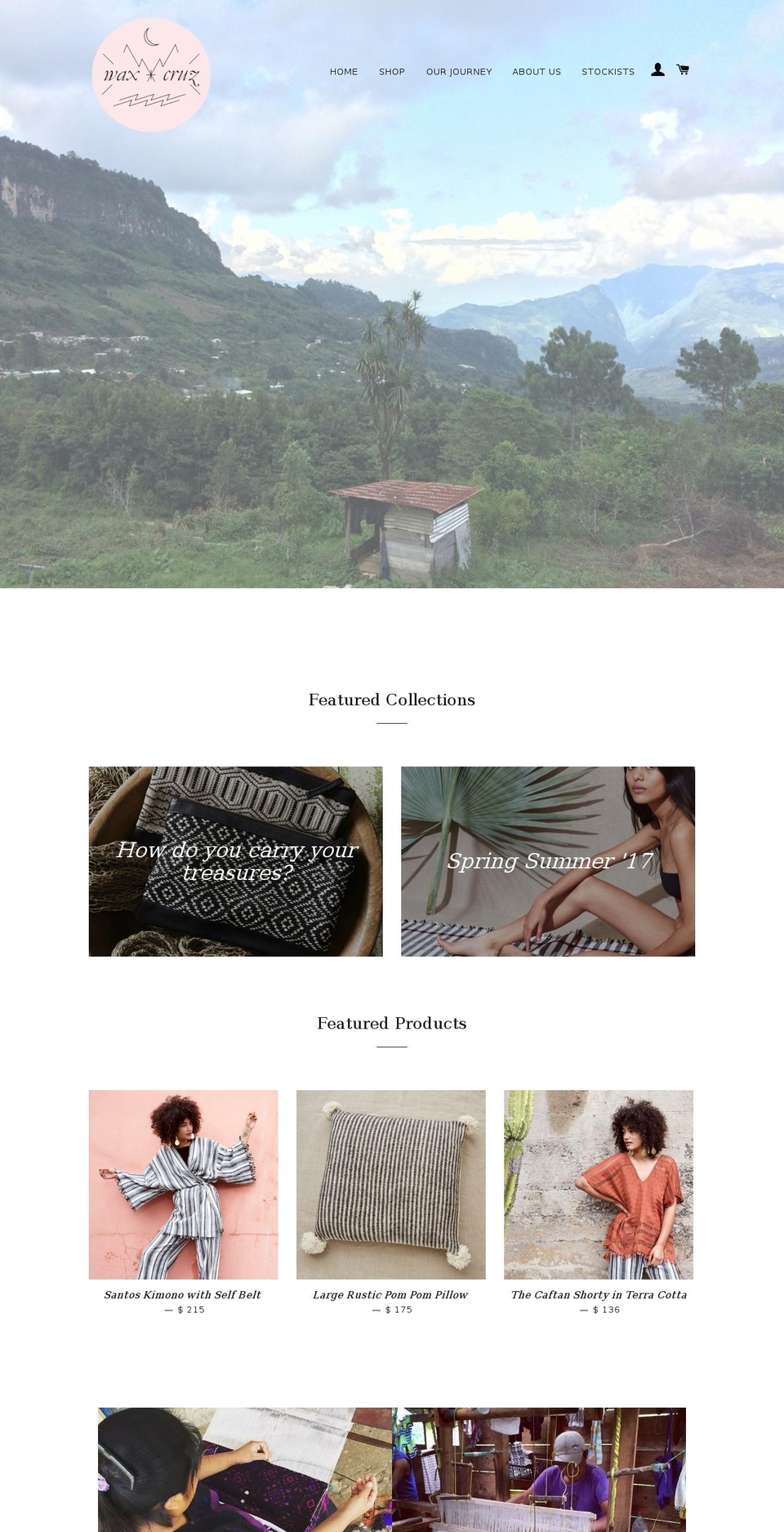 waxandcruz.com shopify website screenshot