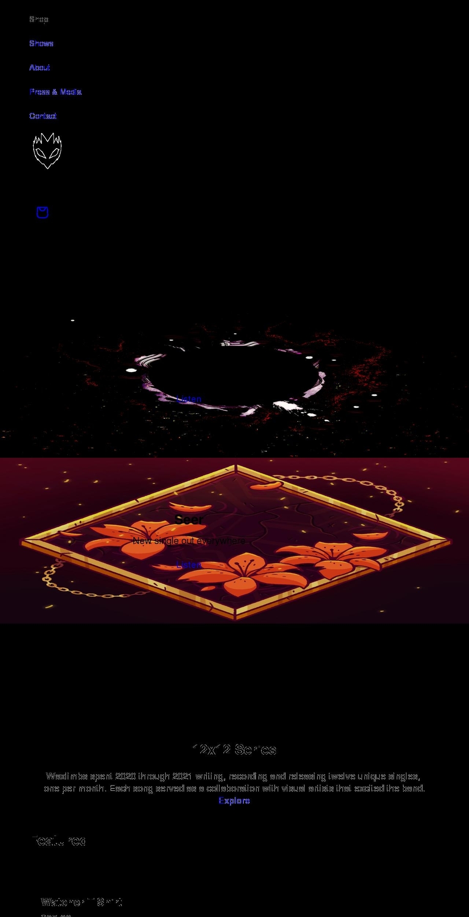 waxlimbs.com shopify website screenshot