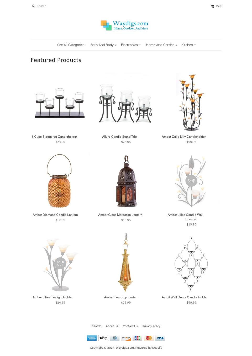 waydigs.com shopify website screenshot