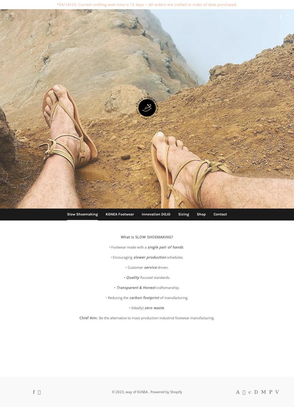 wayofkonea.com shopify website screenshot
