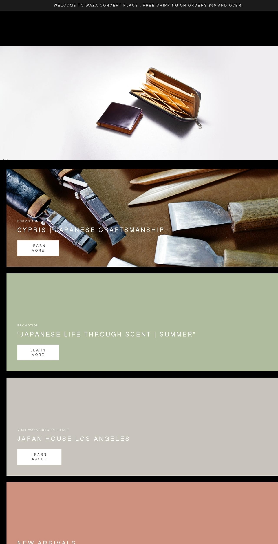 waza-nyc.com shopify website screenshot