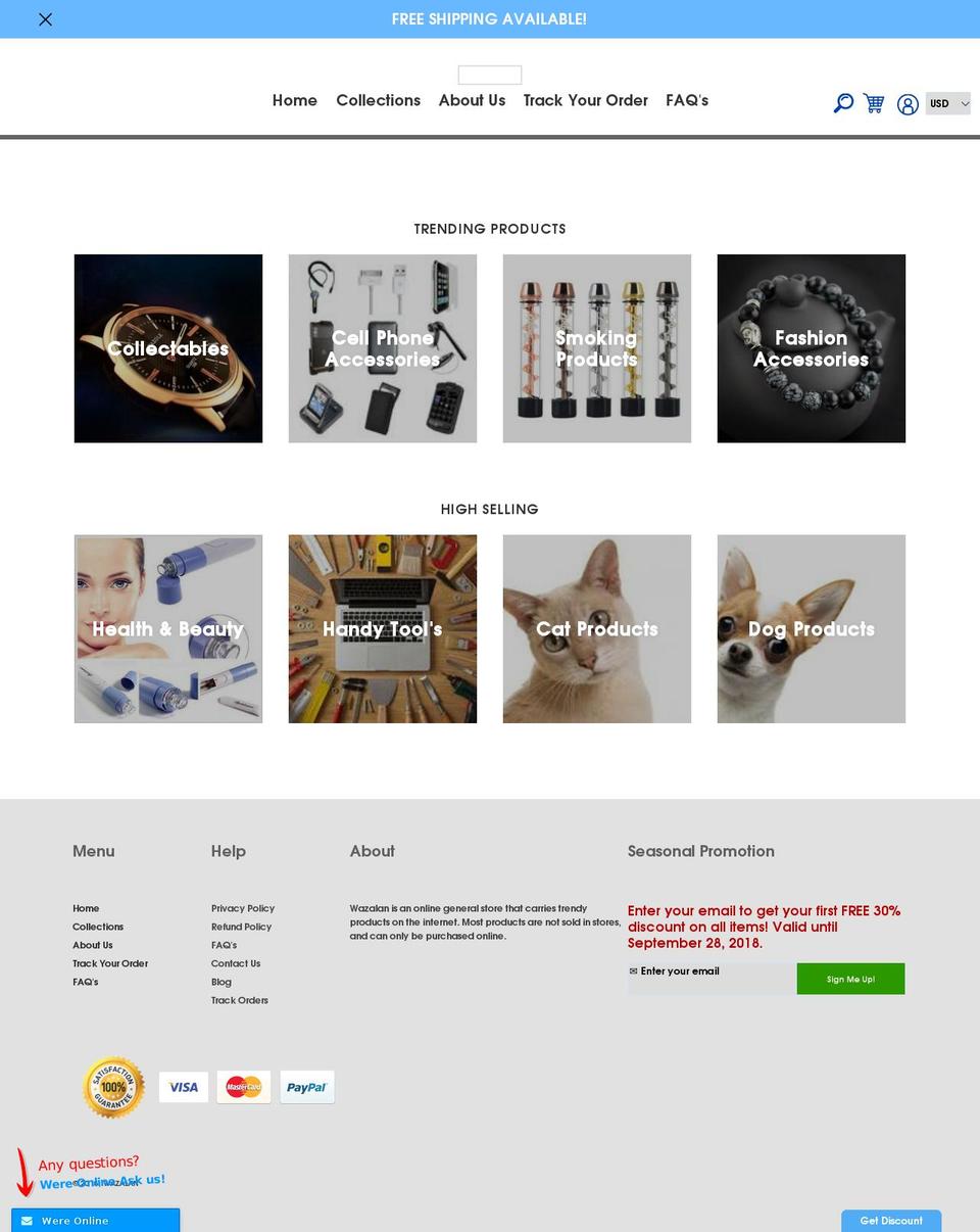 ecom-turbo-v2-5 Shopify theme site example wazalan.com