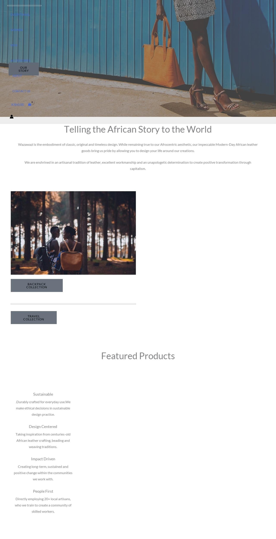 wazawazi.co.ke shopify website screenshot