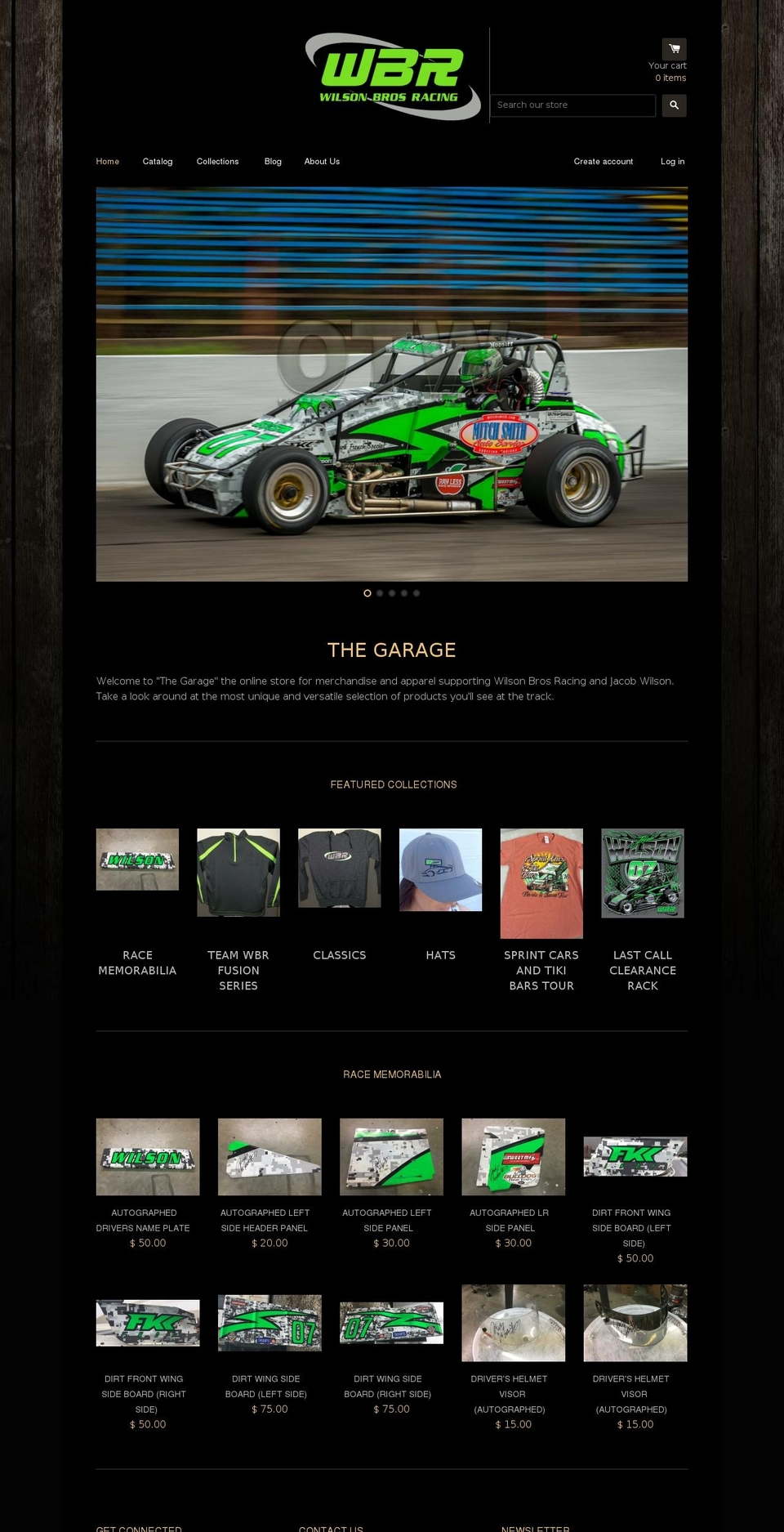 wbrwins.com shopify website screenshot