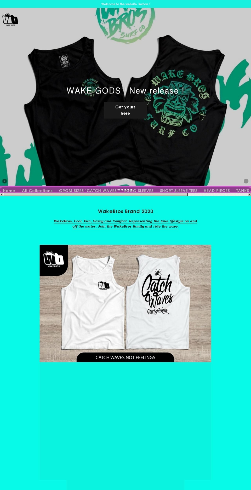 wbsurf.com shopify website screenshot