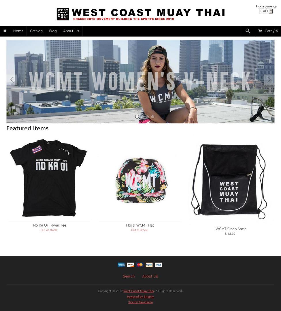 Ride Shopify theme site example wcmtstore.com
