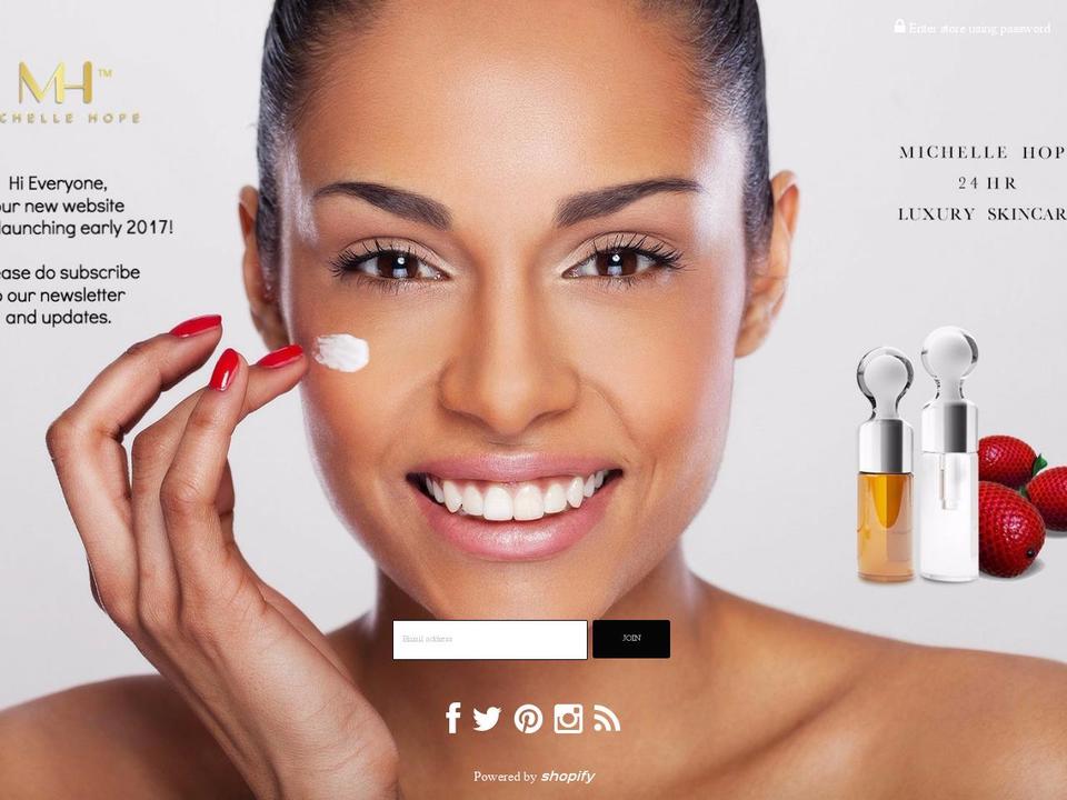 wdmichellehope.com shopify website screenshot