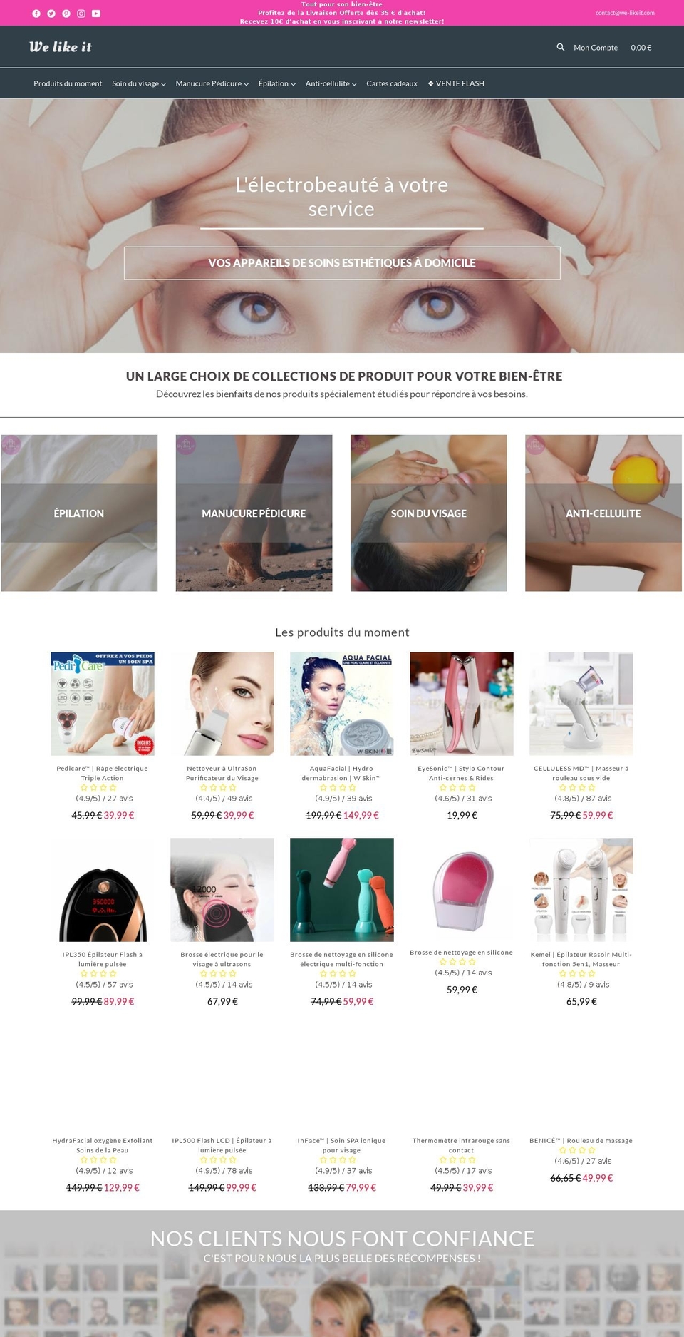we-likeit.com shopify website screenshot