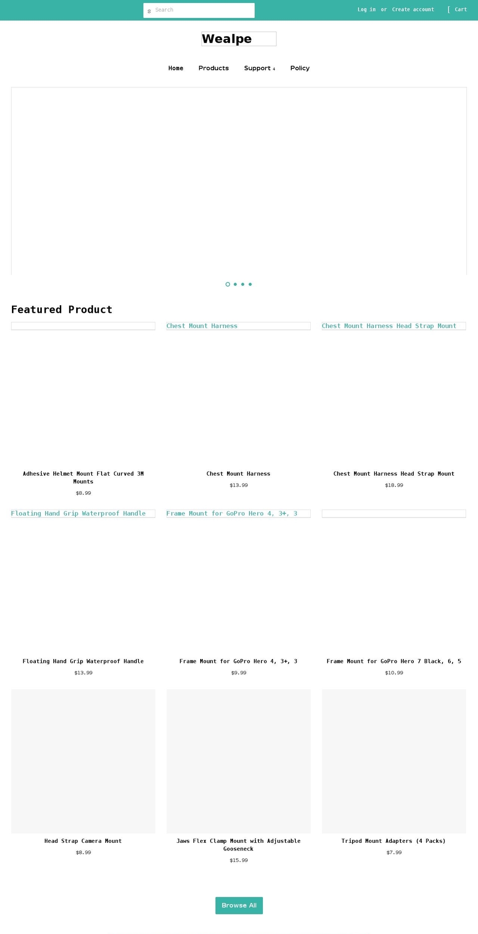 wealpe.com shopify website screenshot