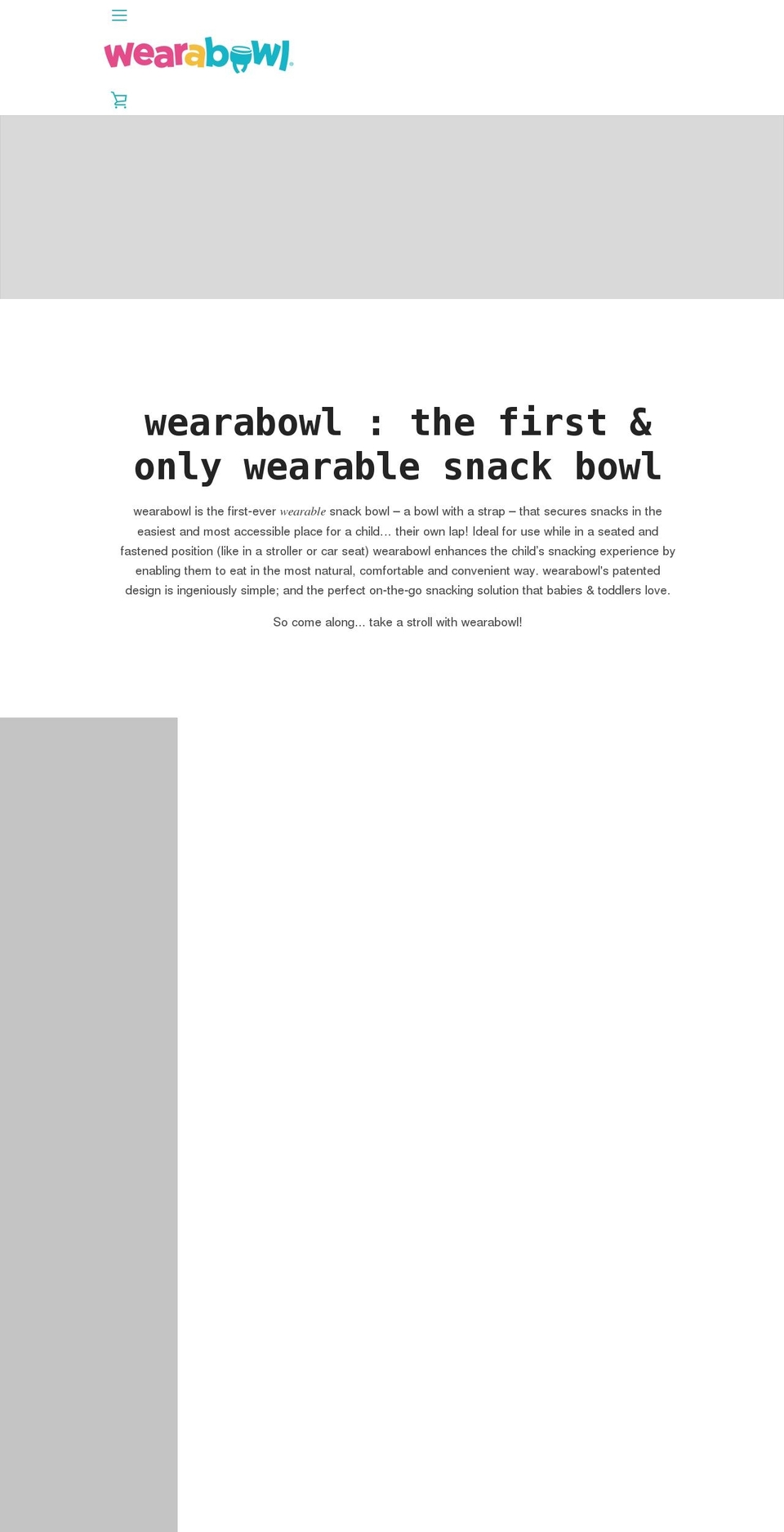 wearabowl.com shopify website screenshot