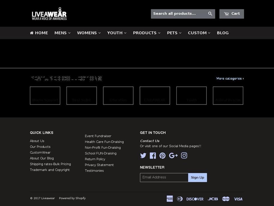 wearavoice.com shopify website screenshot