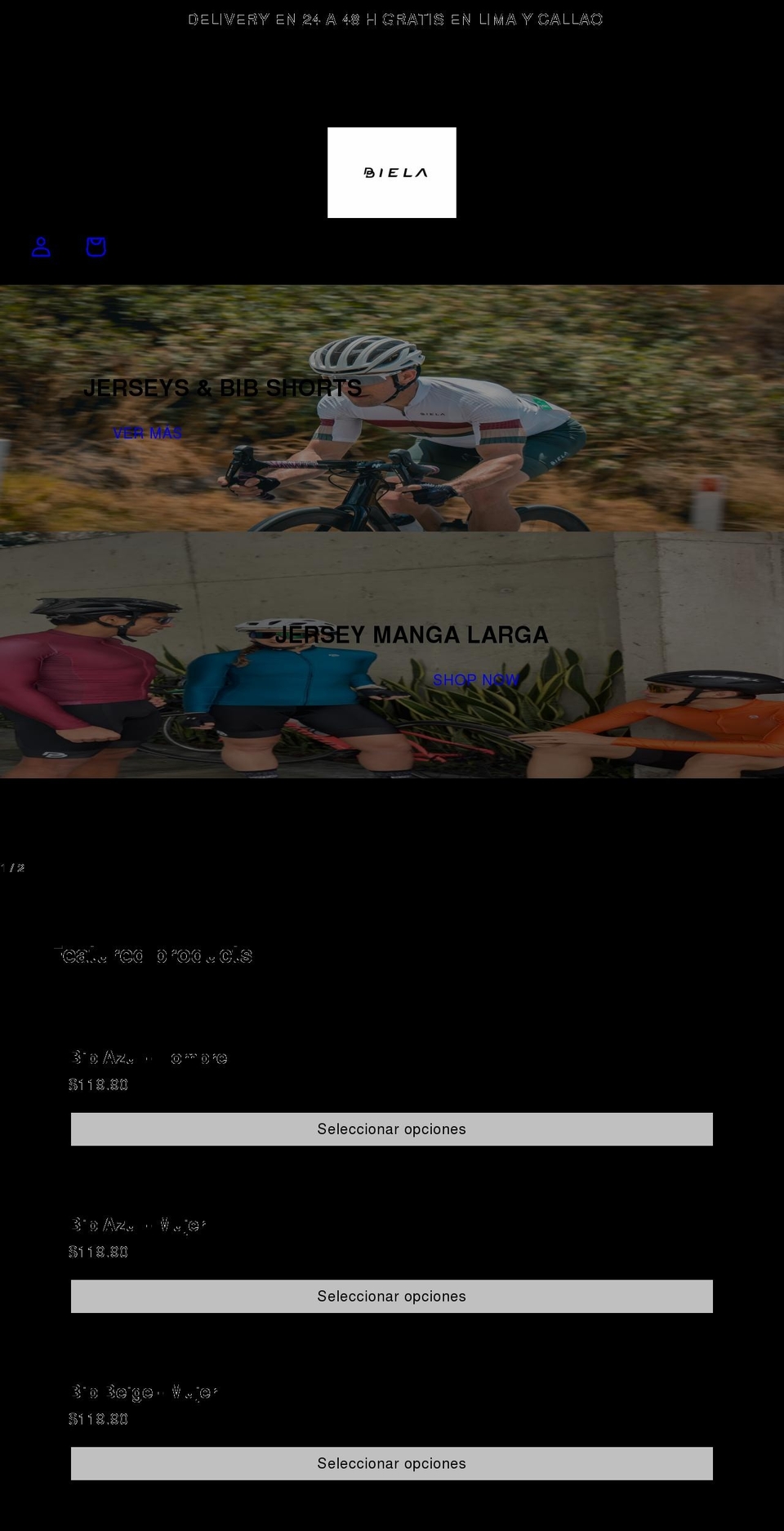 wearbiela.com shopify website screenshot