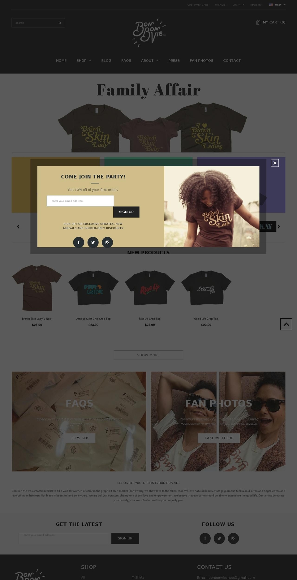 Gentleman Shopify theme site example wearbonbonvie.com