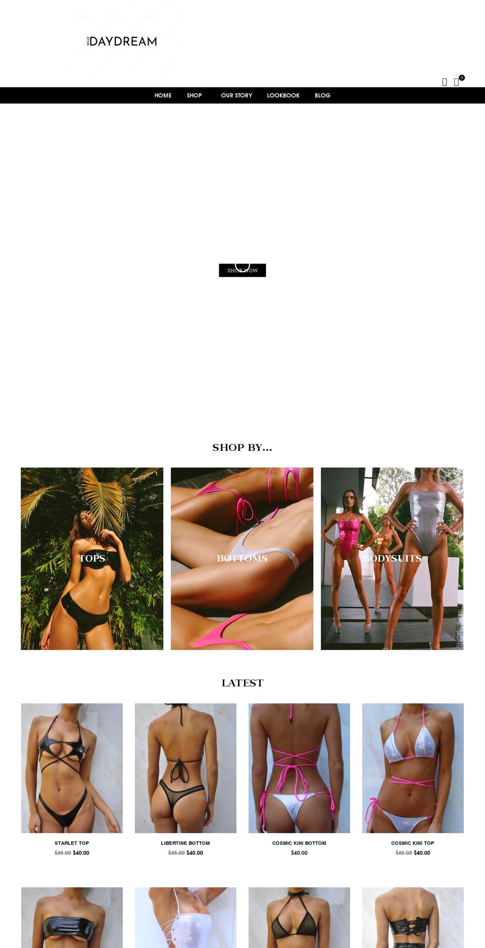 weardaydream.com shopify website screenshot