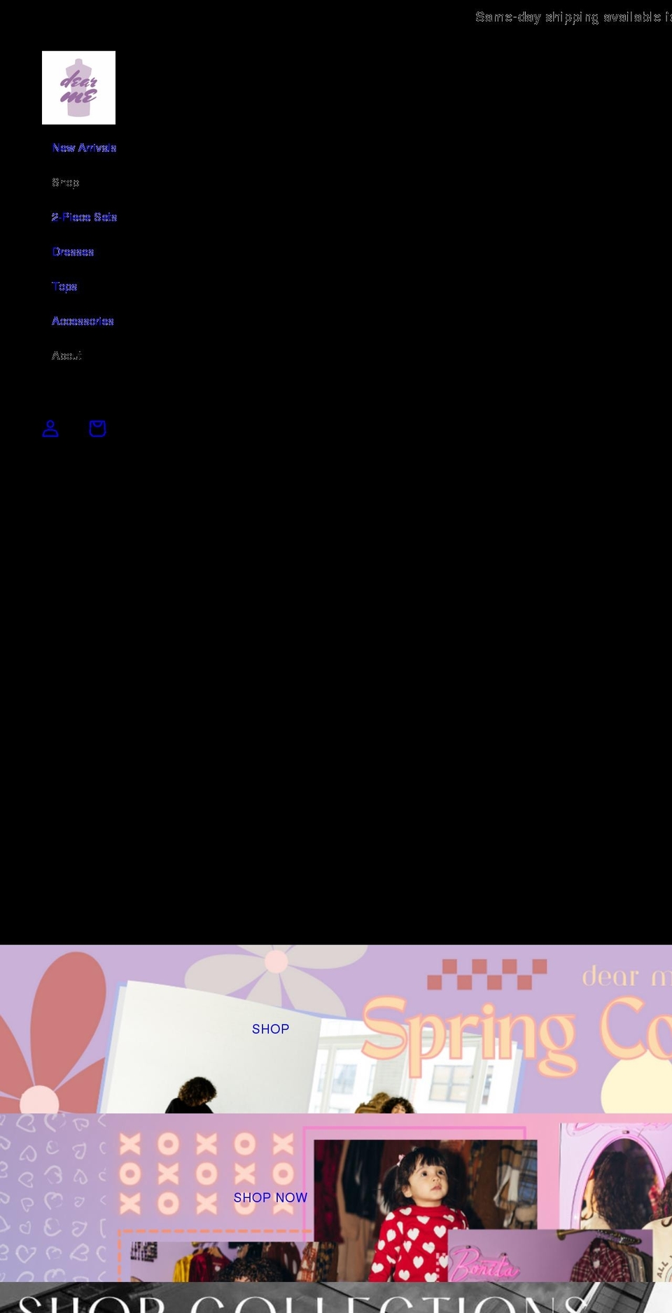 weardearme.com shopify website screenshot