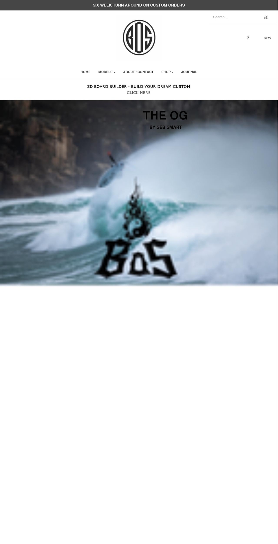 wearebos.com shopify website screenshot