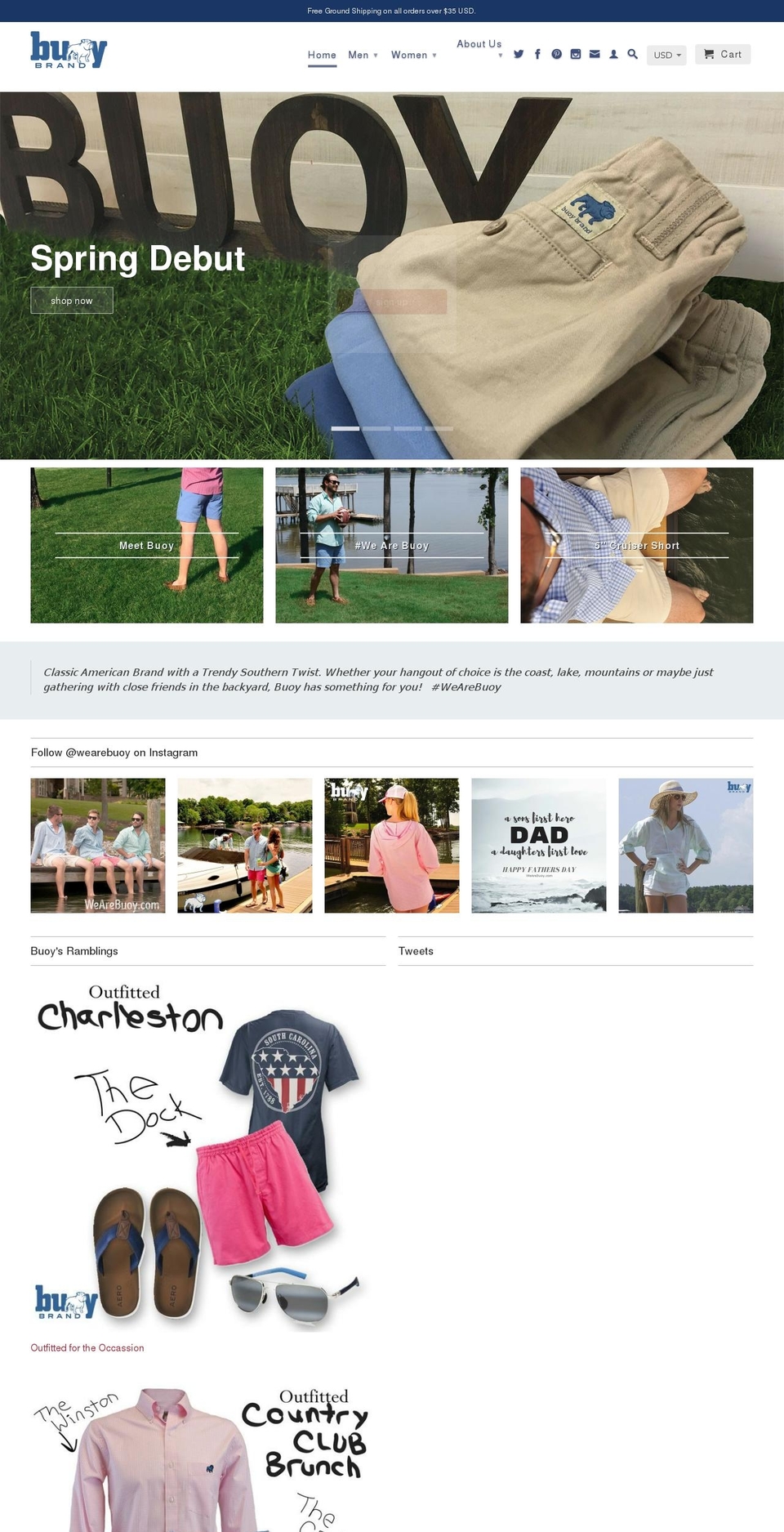 wearebuoy.com shopify website screenshot