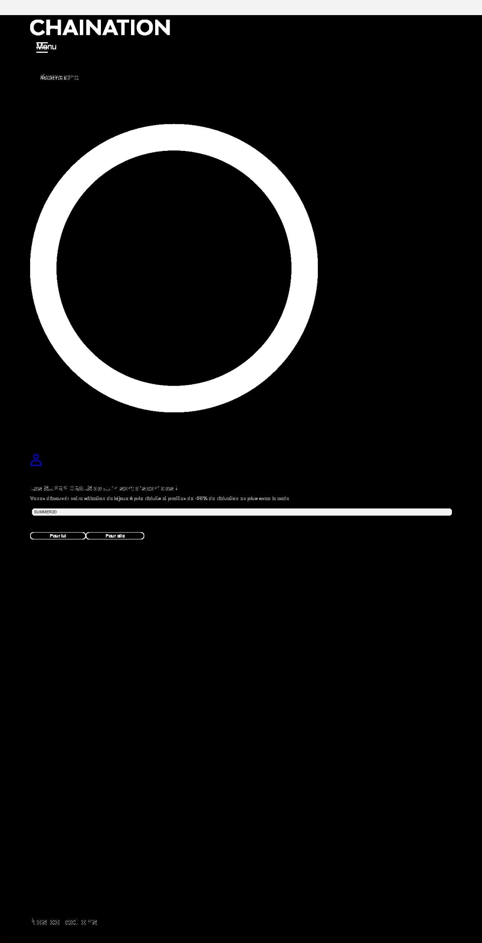 wearechaination.com shopify website screenshot