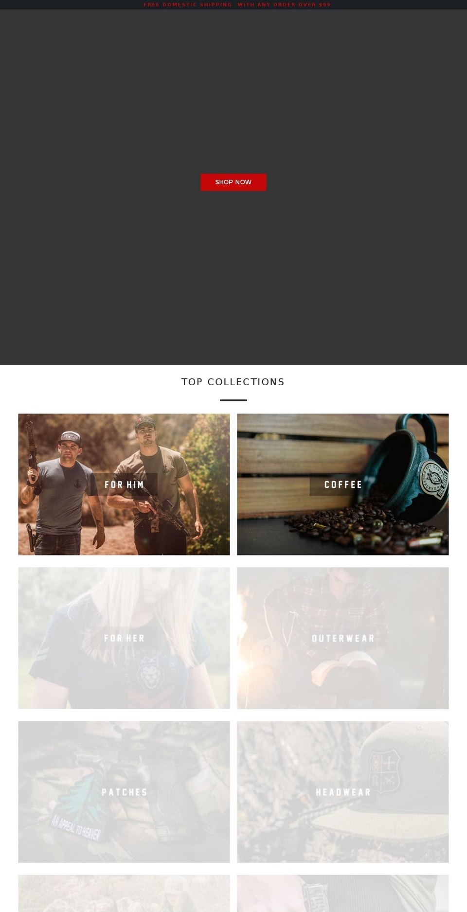 wearedangerousbutgood.com shopify website screenshot