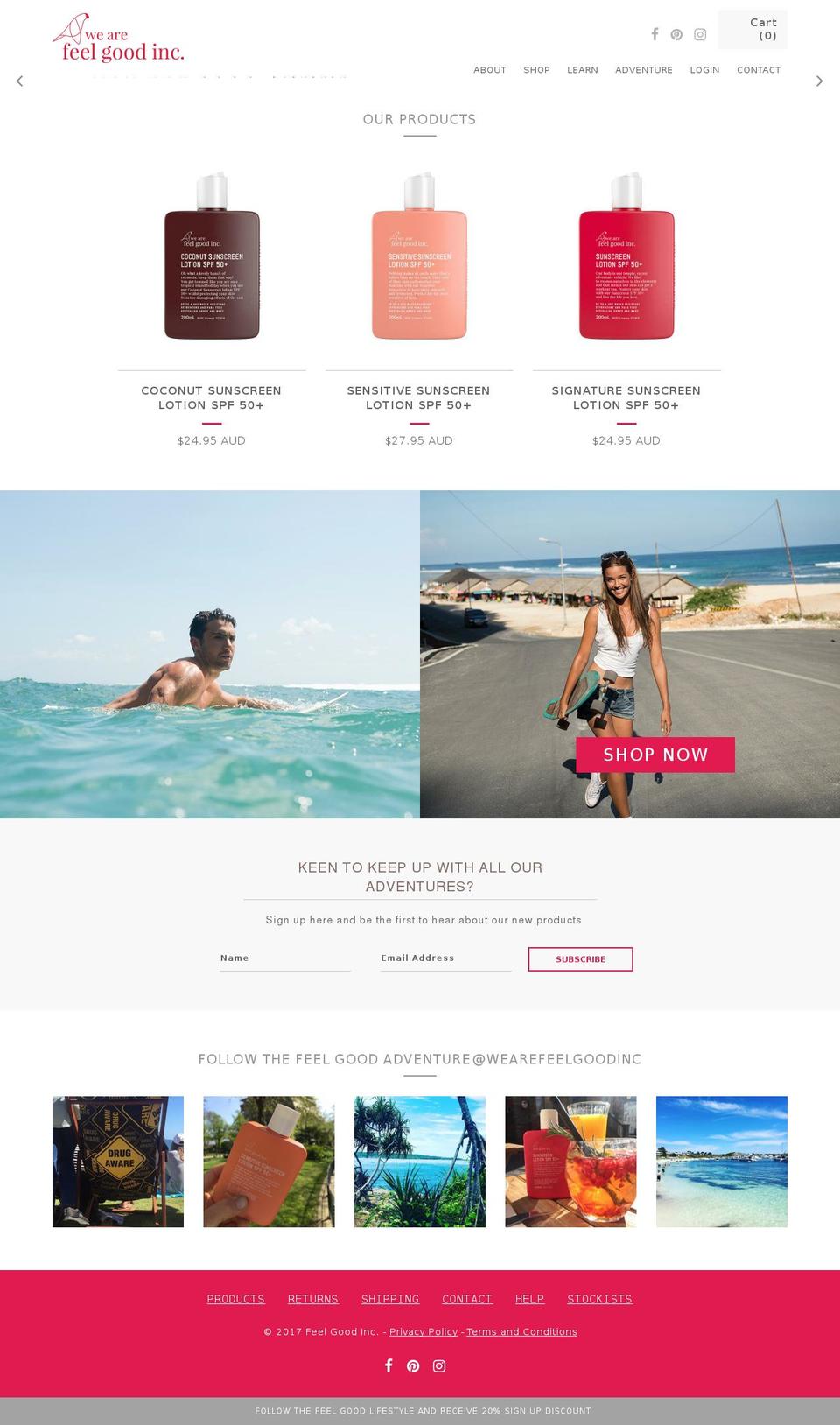 Feel Good Inc Shopify theme site example wearefeelgoodinc.com