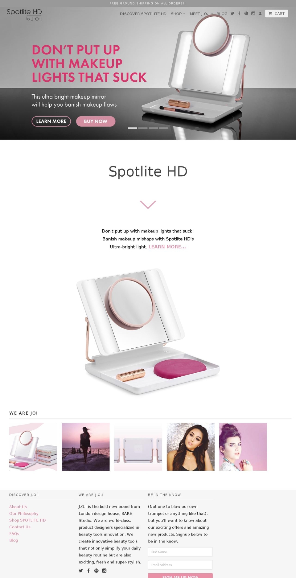 wearejoi.com shopify website screenshot