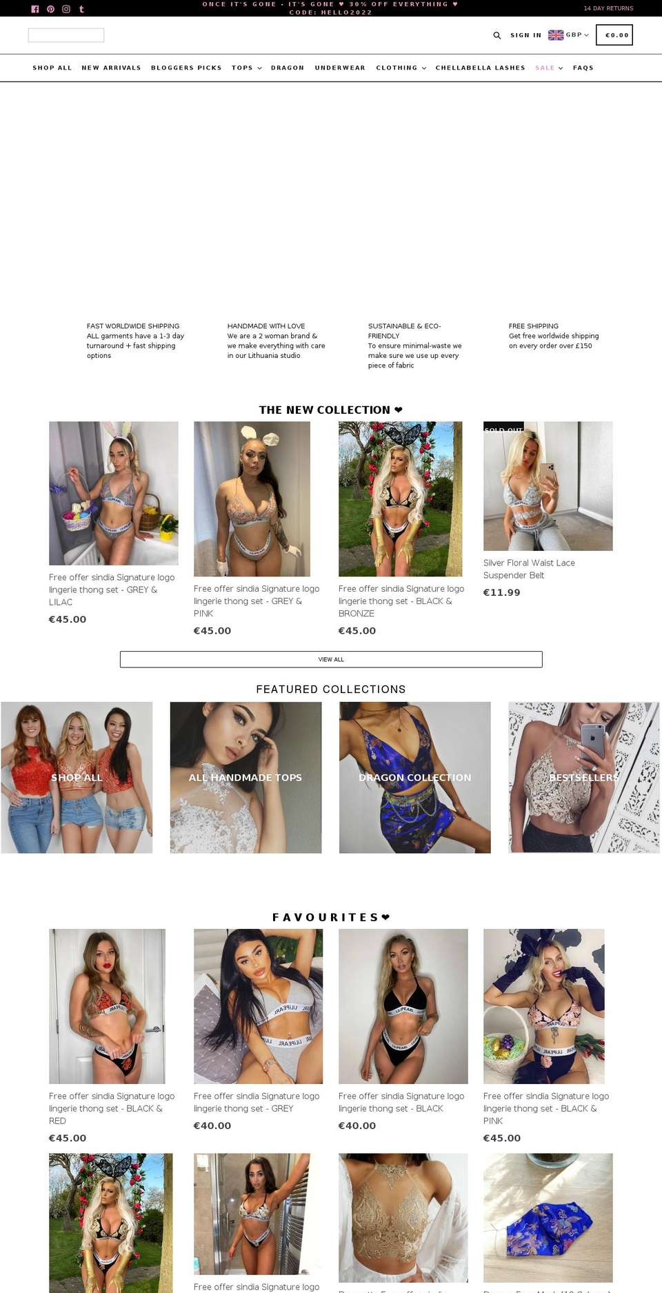 wearelivinglife.com shopify website screenshot