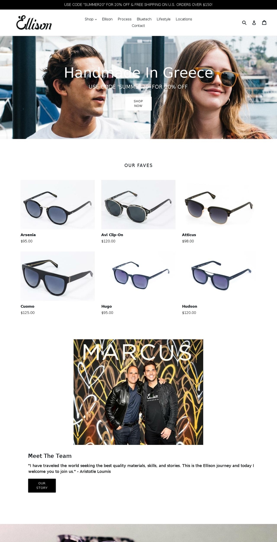 Travis Theme Shopify theme site example wearellison.com