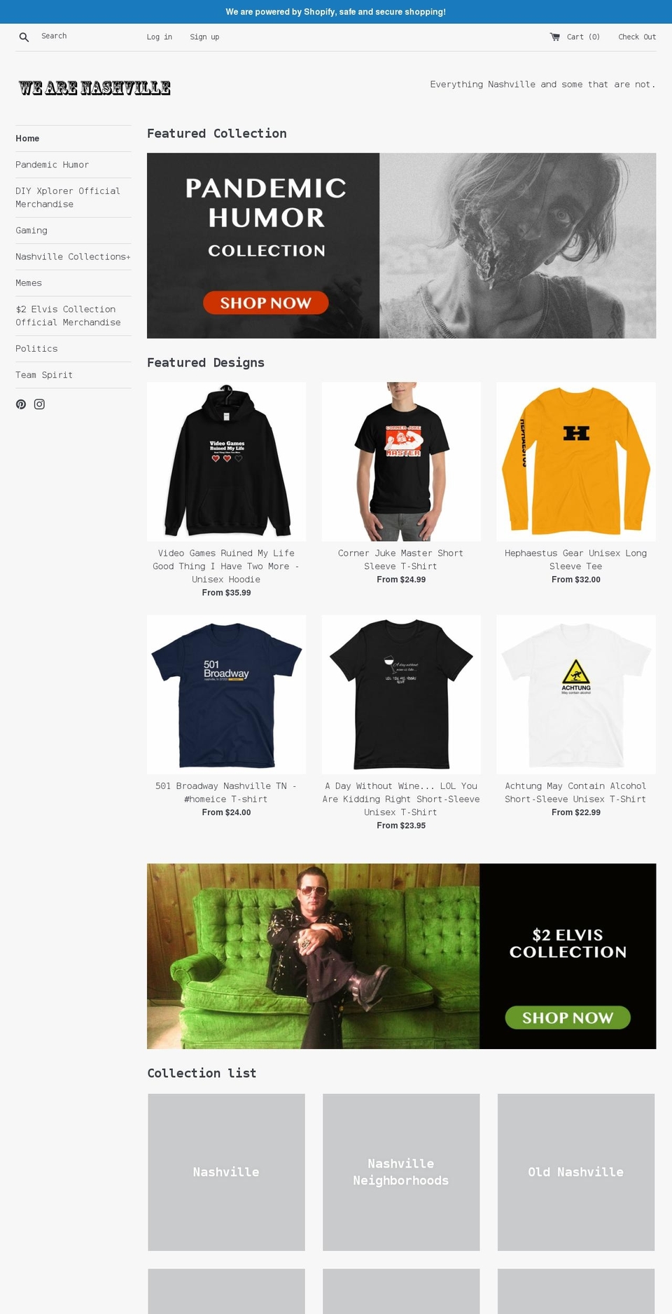 wearenashville.us shopify website screenshot